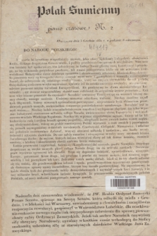 Polak Sumienny : pismo czasowe. 1830, N. 2 (3 grudnia) = [N. 20]