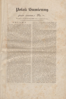 Polak Sumienny : pismo czasowe. 1830, N. 24 (31 grudnia)
