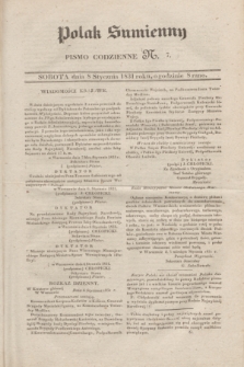 Polak Sumienny : pismo codzienne. 1831, N. 7 (8 stycznia)