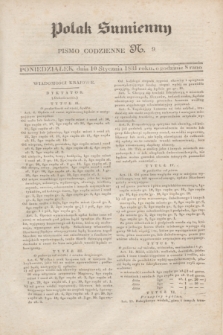 Polak Sumienny : pismo codzienne. 1831, N. 9 (10 stycznia)