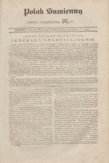 Polak Sumienny : pismo codzienne. 1831, N. 11 (12 stycznia)