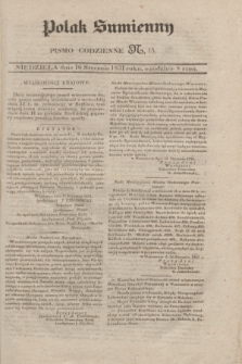 Polak Sumienny : pismo codzienne. 1831, N. 15 (16 stycznia)