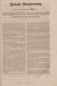 Polak Sumienny : pismo codzienne. 1831, N. 24 (24 stycznia)