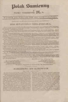 Polak Sumienny : pismo codzienne. 1831, N. 26 (25 stycznia)