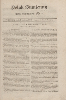 Polak Sumienny : pismo codzienne. 1831, N. 35 (1 lutego)