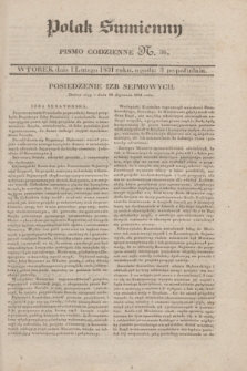 Polak Sumienny : pismo codzienne. 1831, N. 36 (1 lutego)