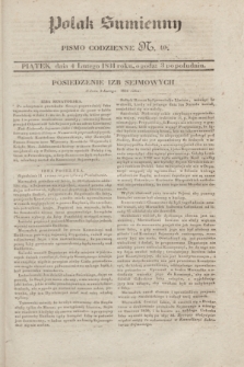 Polak Sumienny : pismo codzienne. 1831, N. 40 (4 lutego)