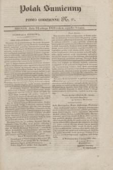 Polak Sumienny : pismo codzienne. 1831, N. 45 (9 lutego)