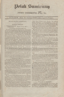Polak Sumienny : pismo codzienne. 1831, N. 52 (15 lutego)