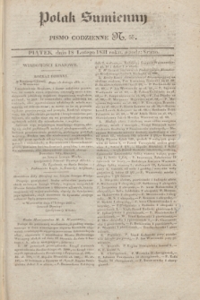 Polak Sumienny : pismo codzienne. 1831, N. 55 (18 lutego)