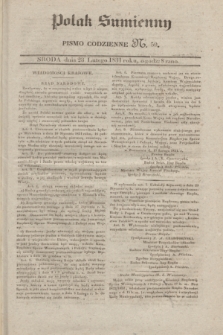 Polak Sumienny : pismo codzienne. 1831, N. 59 (23 lutego)
