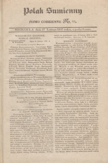 Polak Sumienny : pismo codzienne. 1831, N. 63 (27 lutego)