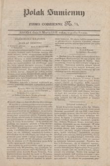 Polak Sumienny : pismo codzienne. 1831, N. 73 (9 marca)