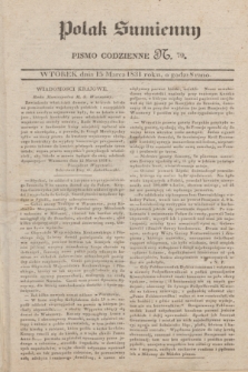 Polak Sumienny : pismo codzienne. 1831, N. 79 (15 marca)