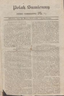 Polak Sumienny : pismo codzienne. 1831, N. 87 (23 marca)