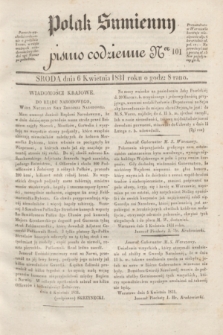 Polak Sumienny : pismo codzienne. 1831, Ner 101 (6 kwietnia)