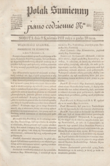 Polak Sumienny : pismo codzienne. 1831, Ner 104 (9 kwietnia)