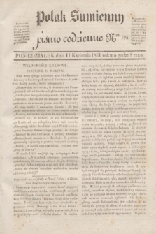 Polak Sumienny : pismo codzienne. 1831, Ner 106 (11 kwietnia)