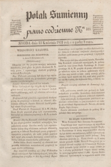 Polak Sumienny : pismo codzienne. 1831, Ner 108 (13 kwietnia)