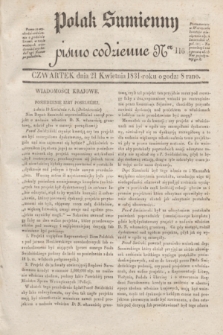 Polak Sumienny : pismo codzienne. 1831, Ner 116 (21 kwietnia)