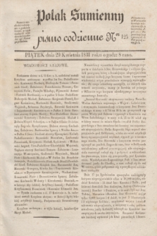Polak Sumienny : pismo codzienne. 1831, Ner 125 (29 kwietnia)