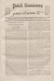 Polak Sumienny : pismo codzienne. 1831, Ner 134 (9 maja)