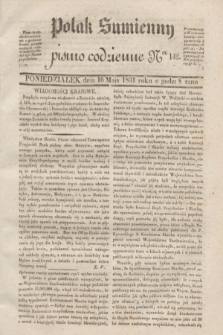 Polak Sumienny : pismo codzienne. 1831, Ner 142 (16 maja)