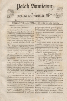 Polak Sumienny : pismo codzienne. 1831, Ner 145 (19 maja)