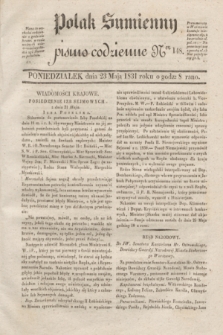 Polak Sumienny : pismo codzienne. 1831, Ner 148 (23 maja)