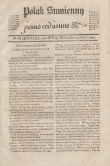 Polak Sumienny : pismo codzienne. 1831, Ner 156 (30 maja)