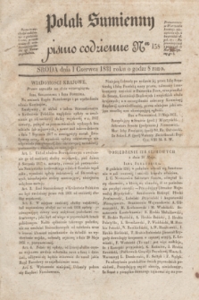 Polak Sumienny : pismo codzienne. 1831, Ner 158 (1 czerwca)