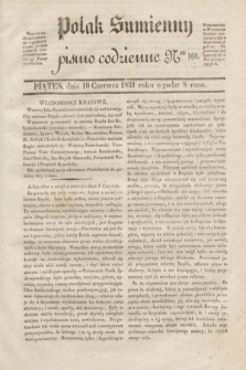 Polak Sumienny : pismo codzienne. 1831, Ner 166 (10 czerwca)