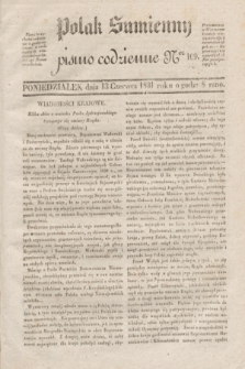 Polak Sumienny : pismo codzienne. 1831, Ner 169 (13 czerwca)