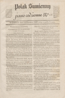 Polak Sumienny : pismo codzienne. 1831, Ner 170 (14 czerwca)