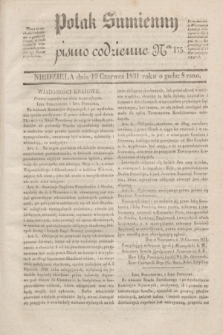 Polak Sumienny : pismo codzienne. 1831, Ner 175 (19 czerwca)