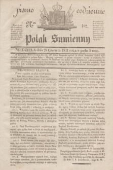 Polak Sumienny : pismo codzienne. 1831, Ner 182 (26 czerwca)