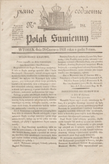 Polak Sumienny : pismo codzienne. 1831, Ner 184 (28 czerwca)