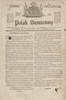 Polak Sumienny : pismo codzienne. 1831, Ner 198 (12 lipca)