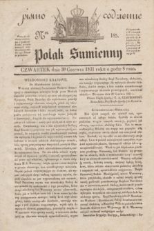 Polak Sumienny : pismo codzienne. 1831, Ner 185 (30 czerwca)