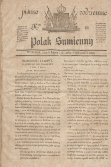 Polak Sumienny : pismo codzienne. 1831, Ner 191 (5 lipca)