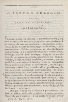 Dziennik Wileński. T.1, N. 2 ([luty 1815])