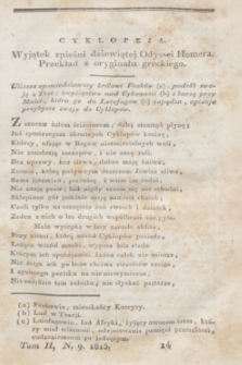 Dziennik Wileński. T.2, N. 9 ([wrzesień 1815])