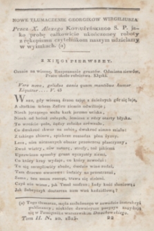 Dziennik Wileński. T.2, N. 10 ([październik 1815])