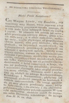 Dziennik Wileński. T.2, N. 12 ([grudzień 1815])
