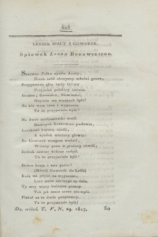 Dziennik Wileński. T.5, N. 29 ([maj] 1817)