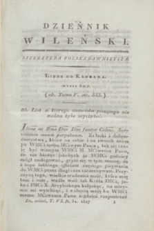 Dziennik Wileński. T.6, N. 31 ([lipiec] 1817)