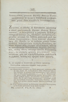Dziennik Wileński. T.6, N. 32 ([sierpień] 1817)