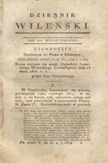 Dziennik Wileński. T.2, N. 2 (czerwiec 1820)