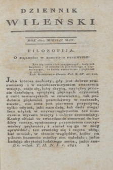 Dziennik Wileński. T.2, N. 1 (may 1821)