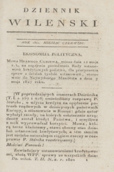 Dziennik Wileński. T.2, N. 2 (czerwiec 1821)